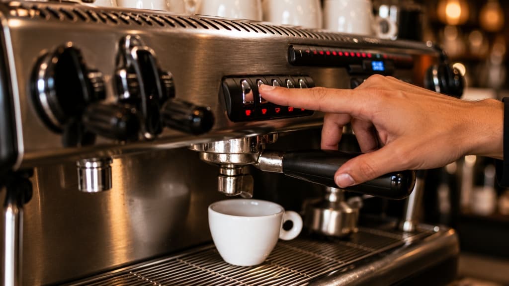 Máquina de café espresso profissional